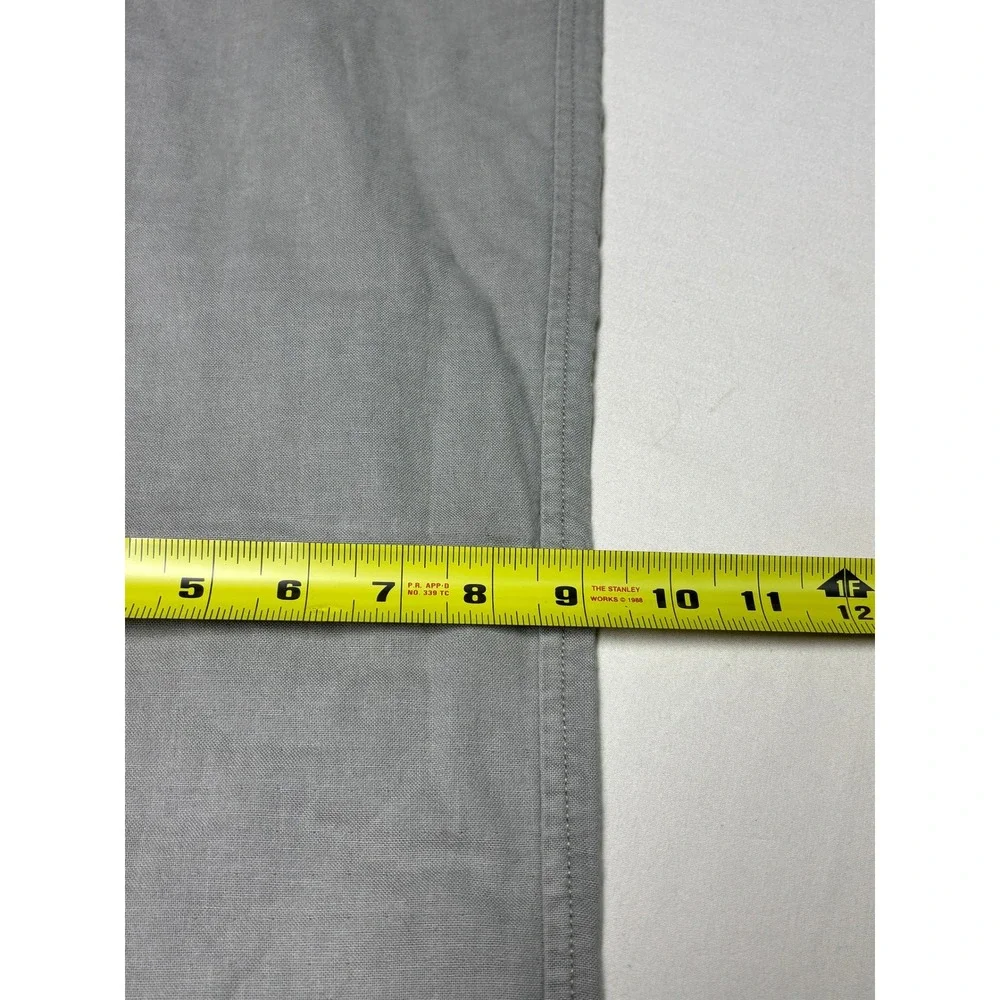 Marine Layer Men XL W38 L32 Slim Straight Fit Grey Drawstring Pants Cotton Blend